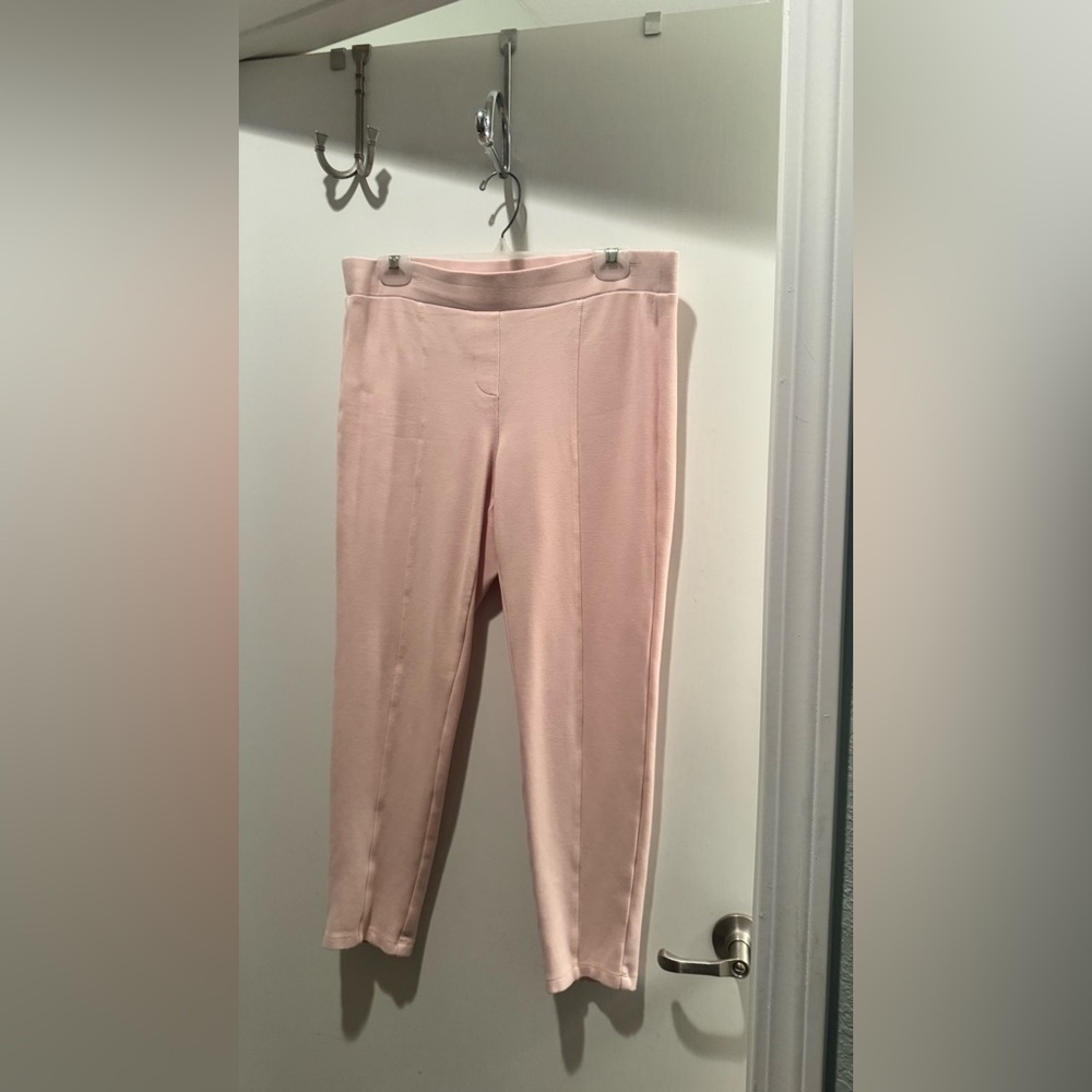 Style & Co. Light Pink Straight-Leg Ponte Pants